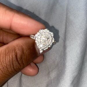 Real engagement ring